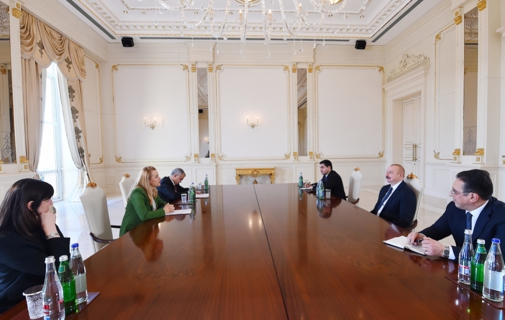 Präsident Ilham Aliyev empfängt UNECE-Exekutivsekretärin