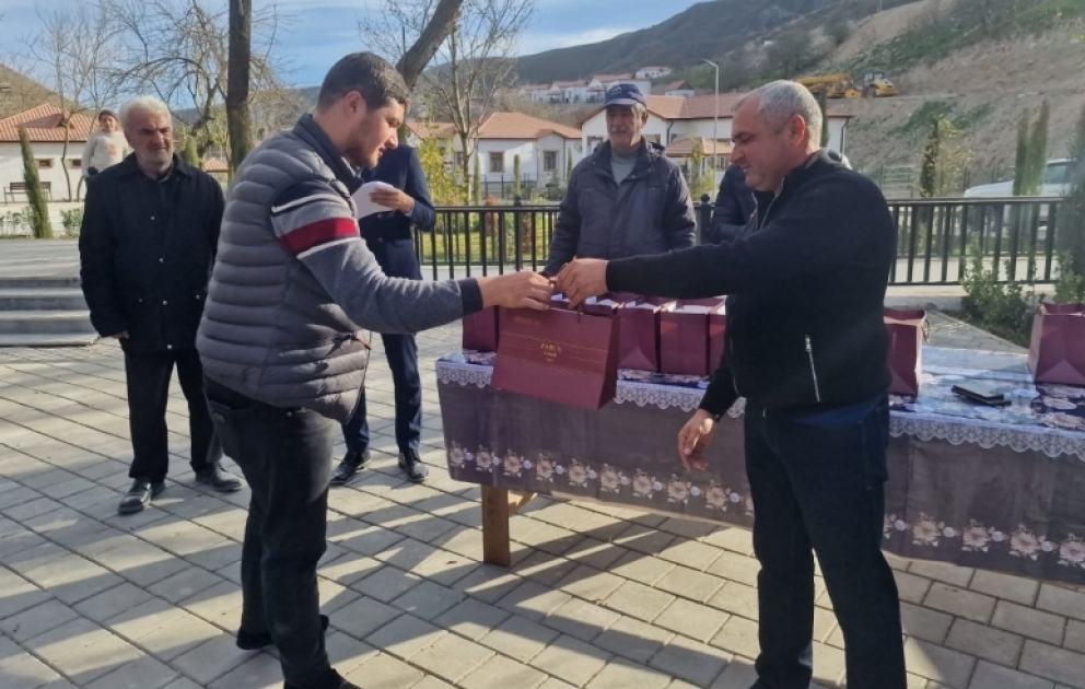 Zabuxda məskunlaşan daha 25 ailəyə evlərinin açarları təqdim olunub