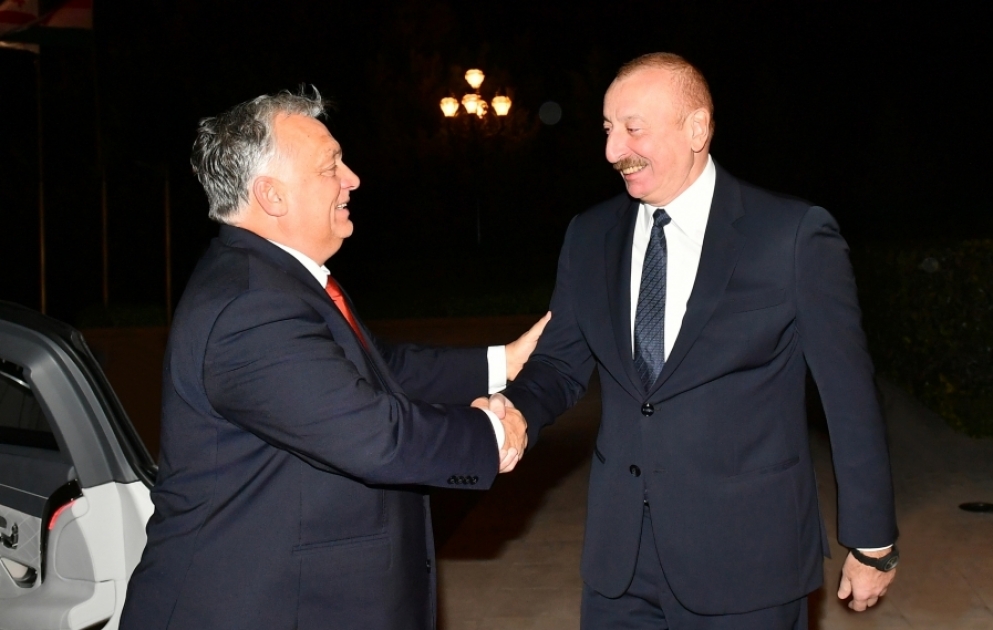 Le président azerbaïdjanais s’entretient avec le Premier ministre hongrois