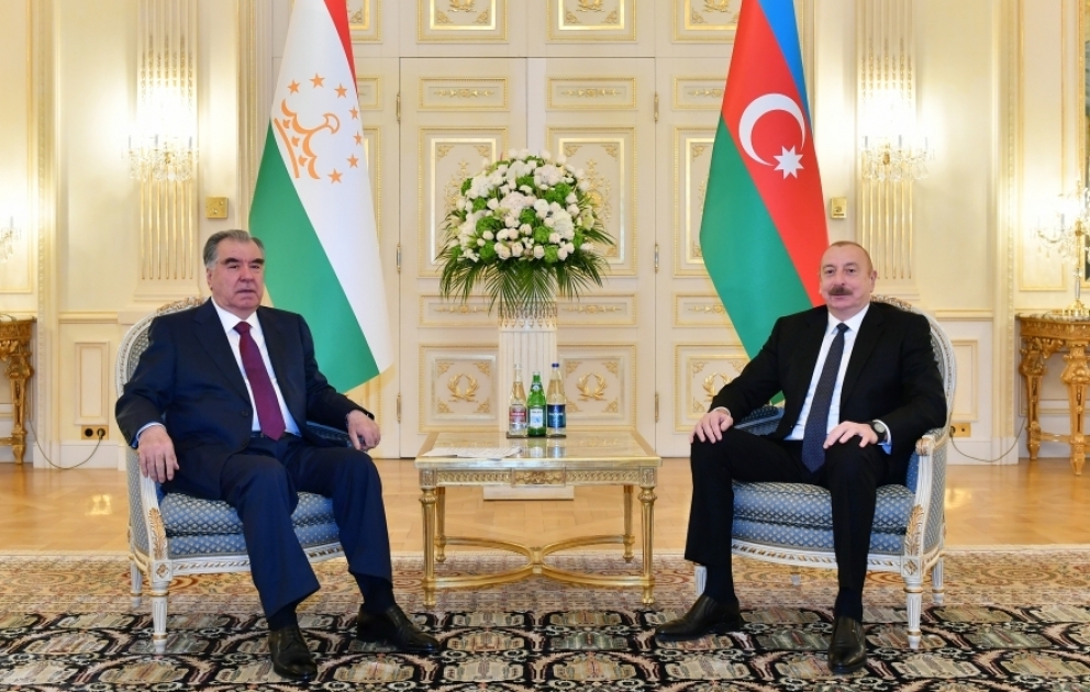 President of Azerbaijan Ilham Aliyev met with President of Tajikistan Emomali Rahmon