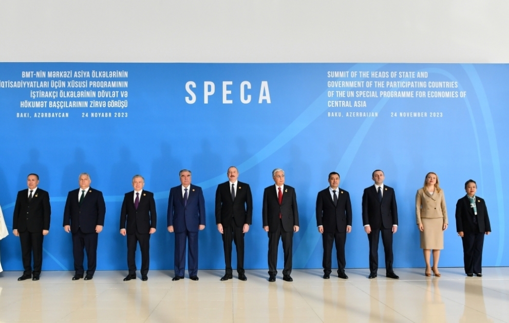 Summit of UN Special Program for the Economies of Central Asia – SPECA gets underway in Baku 
President of Azerbaijan Ilham Aliyev is attending the Summit