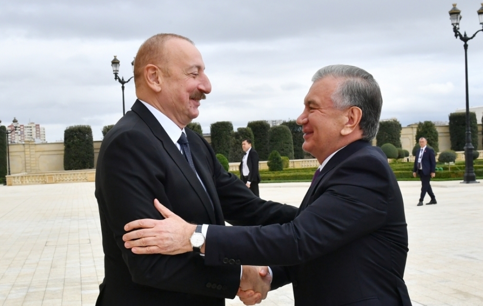 President of Azerbaijan Ilham Aliyev met with President of Uzbekistan Shavkat Mirziyoyev