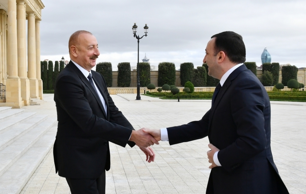 Entretien du président azerbaïdjanais avec le Premier ministre géorgien