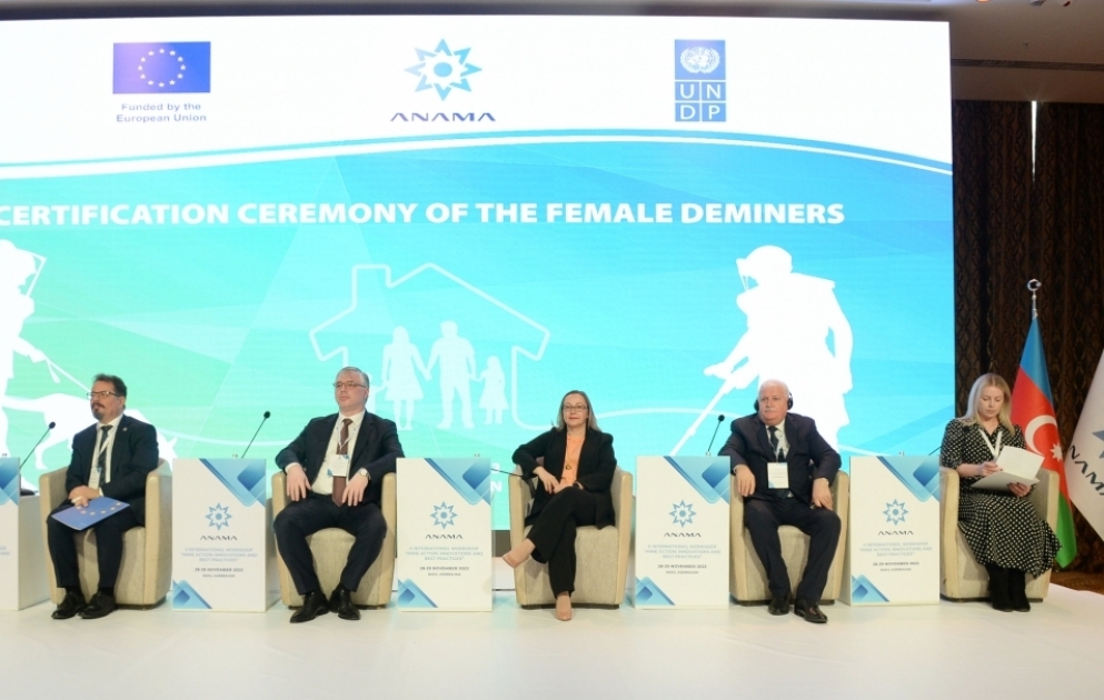 Bakıda “Mina təhlükəsi ilə mübarizə: innovasiyalar və qabaqcıl təcrübələr” mövzusunda beynəlxalq texniki konfrans keçirilir