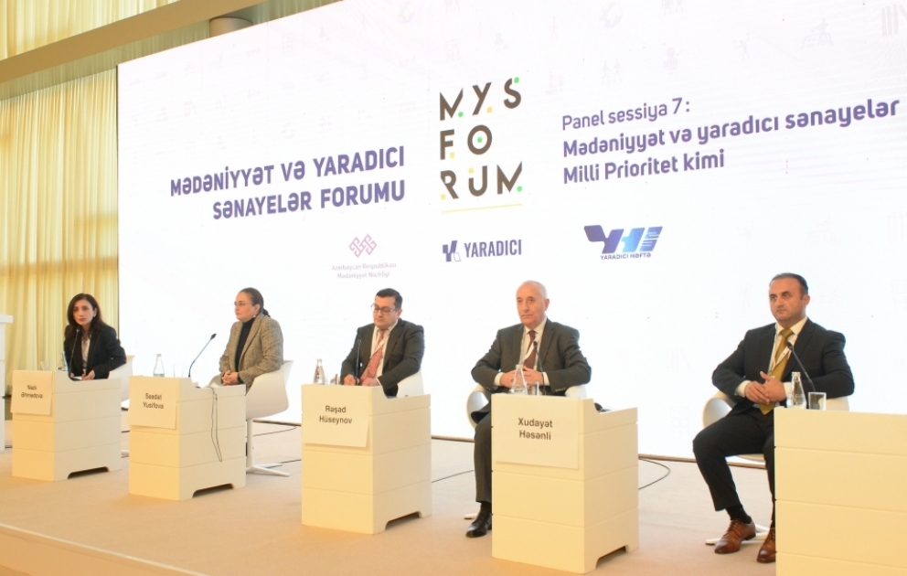Mədəniyyət və Yaradıcı Sənayelər Forumu başa çatıb