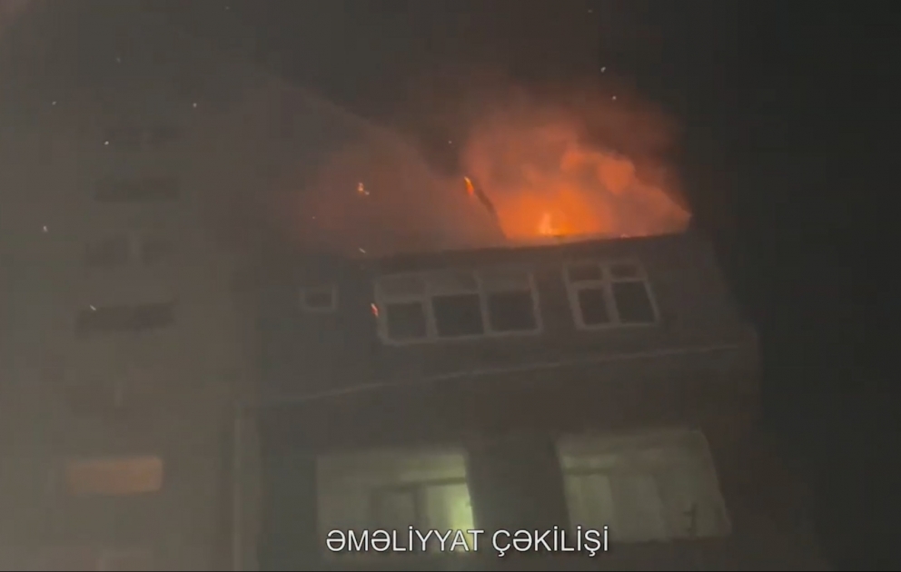 Binəqədi rayonunda binada yanğın olub, 15 sakin təxliyə edilib