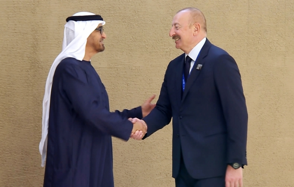 28. Weltklimakonferenz (COP28) in Dubai 
Aserbaidschans Präsident Ilham Aliyev nimmt an Konferenz teil