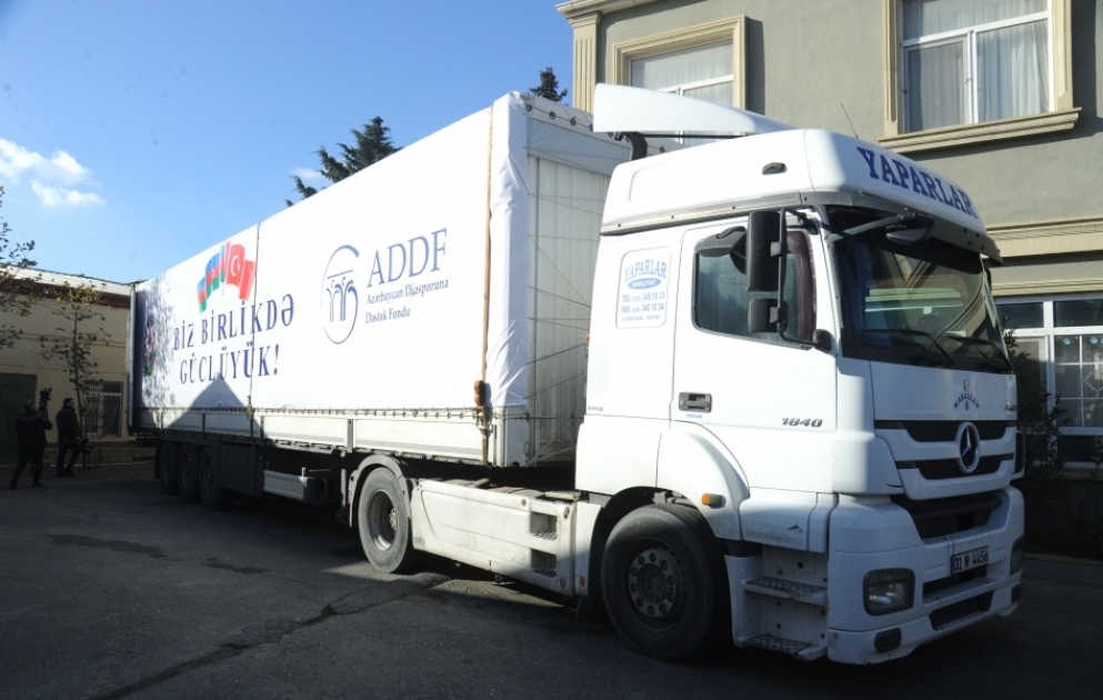 Kahramanmaraşa yardım tırları göndərildi