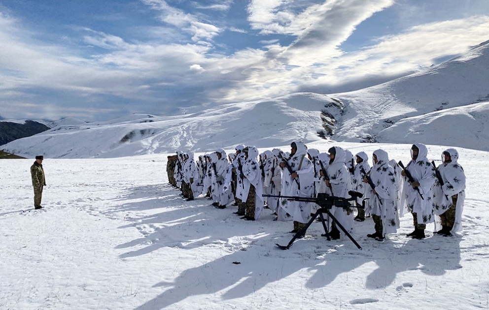 The Chief of the General Staff of Azerbaijan Army inspects combat readiness of military units stationed in high mountainous areas