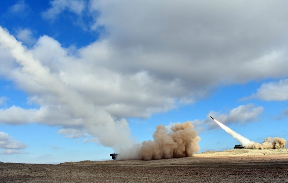 Air Defense Units carry out combat firing