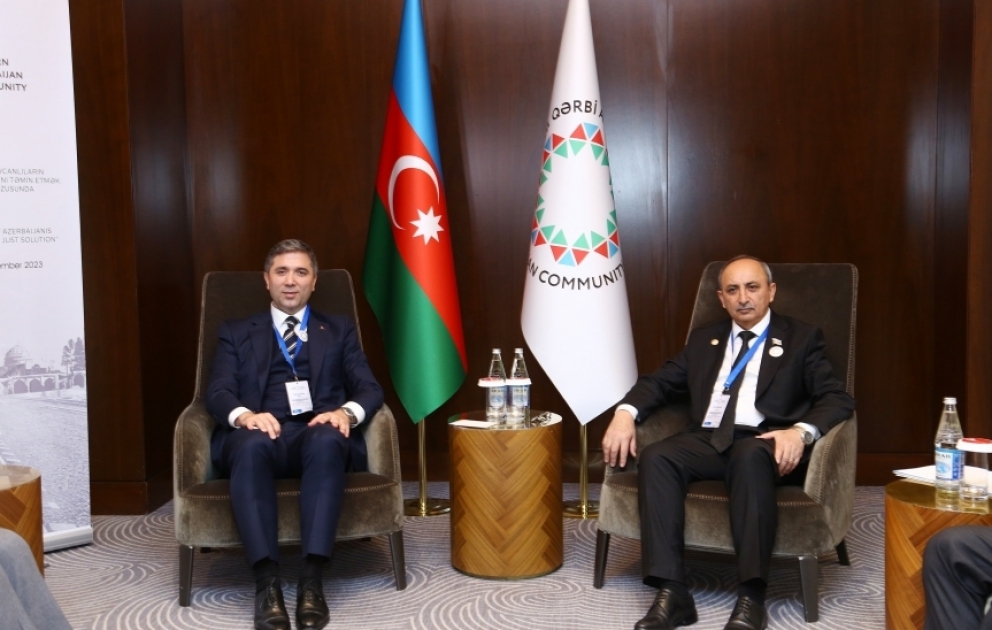 Qərbi Azərbaycan İcmasının sədri AK Parti Sədrinin müavini ilə görüşdü