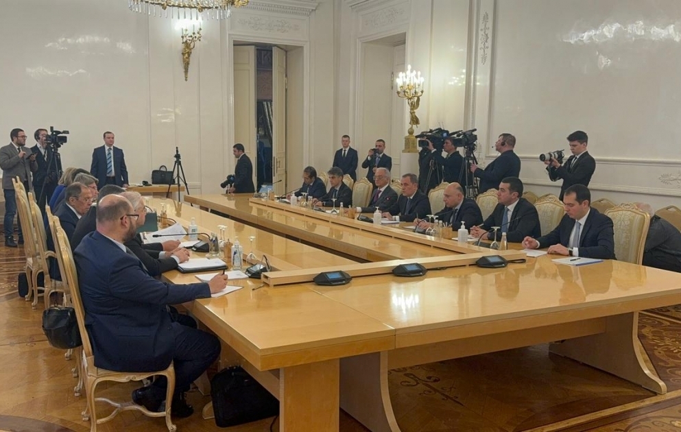 Moskvada Azərbaycan və Rusiya xarici işlər nazirləri arasında görüş olub