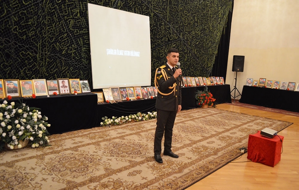 Şəhidlərin xatirəsinə həsr olunan anım mərasimi keçirilib