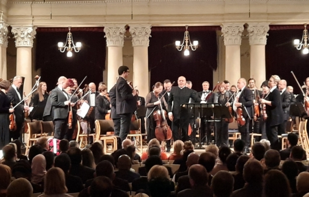 Ukrayna Milli Filarmoniyasında klassik musiqi konserti keçirilib
