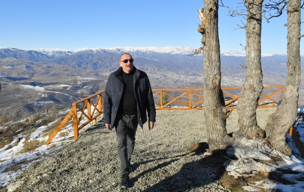 President Ilham Aliyev visited village of Daghdaghan in Khojaly district