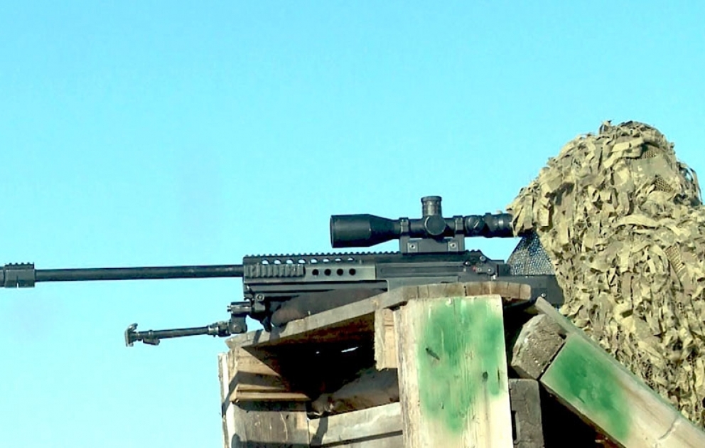Practical shooting exercises from sniper rifles were accomplished
