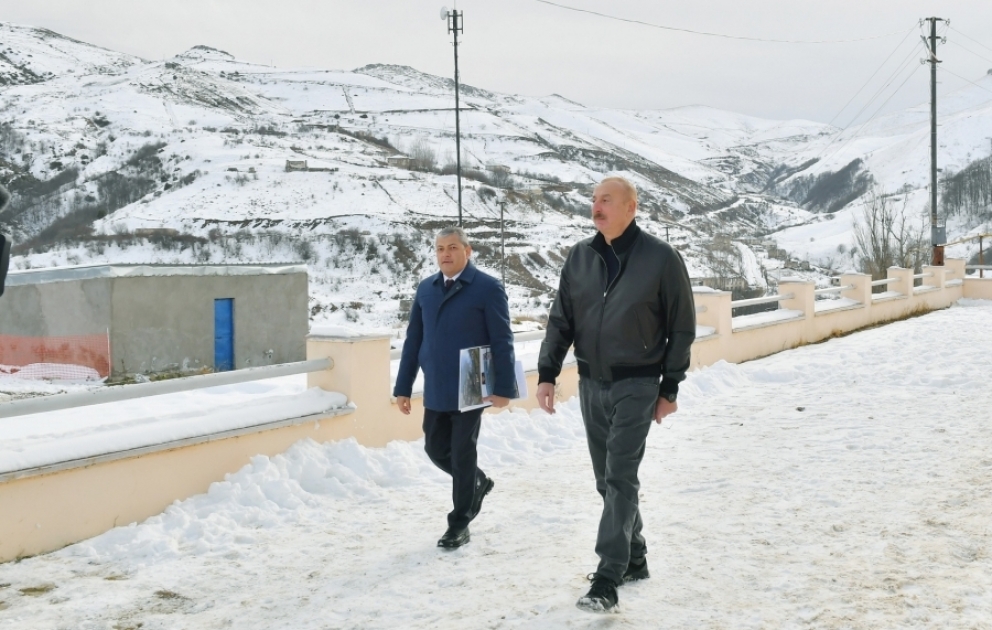 Prezident İlham Əliyev Şuşa rayonunun Turşsu qəsəbəsində olub