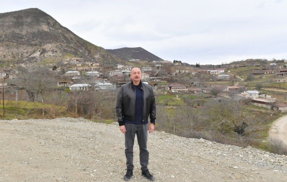 Prezident İlham Əliyev Xocalı rayonunun Pircamal kəndində olub