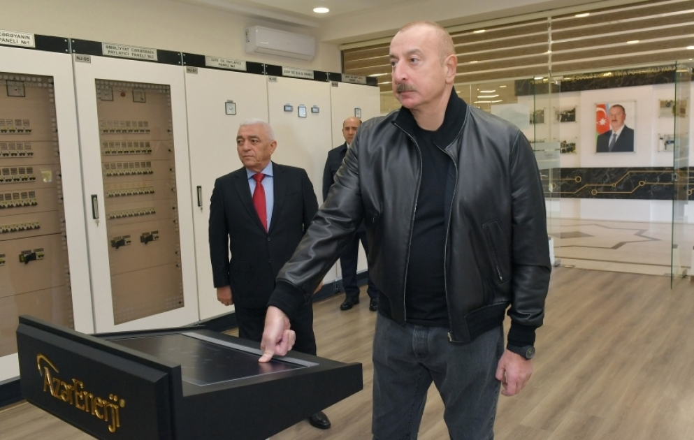 Поездка Президента Ильхама Алиева и первой леди Мехрибан Алиевой в Агдамский район 
Состоялось открытие 110/35/10-киловольтной узловой подстанции «Агдам» ОАО «AзерЭнержи»