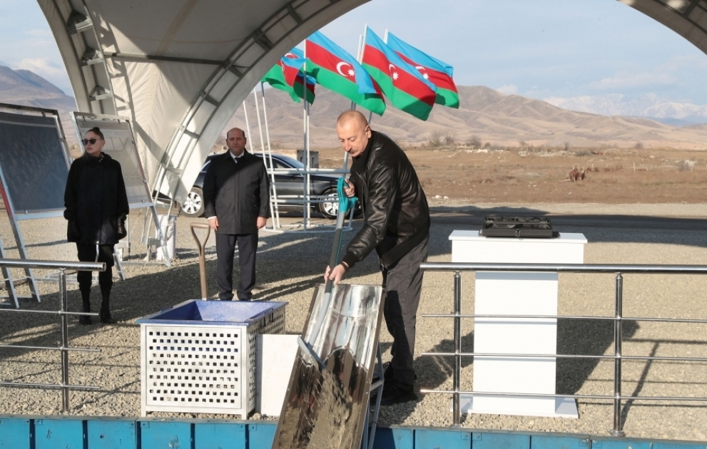 В городе Агдам заложен фундамент пятого жилого комплекса