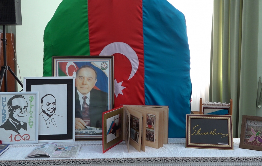 Cəbrayıl rayonu 1 nömrəli tam orta məktəbdə Ulu Öndərin 100 illiyi qeyd olunub