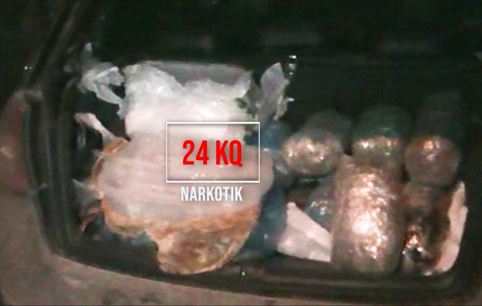 Bakıya külli miqdarda narkotik maddələr gətirən şəxs tutuldu