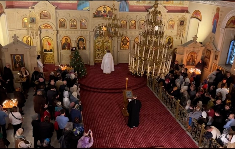 Bakıda Milad bayramı qeyd olunur