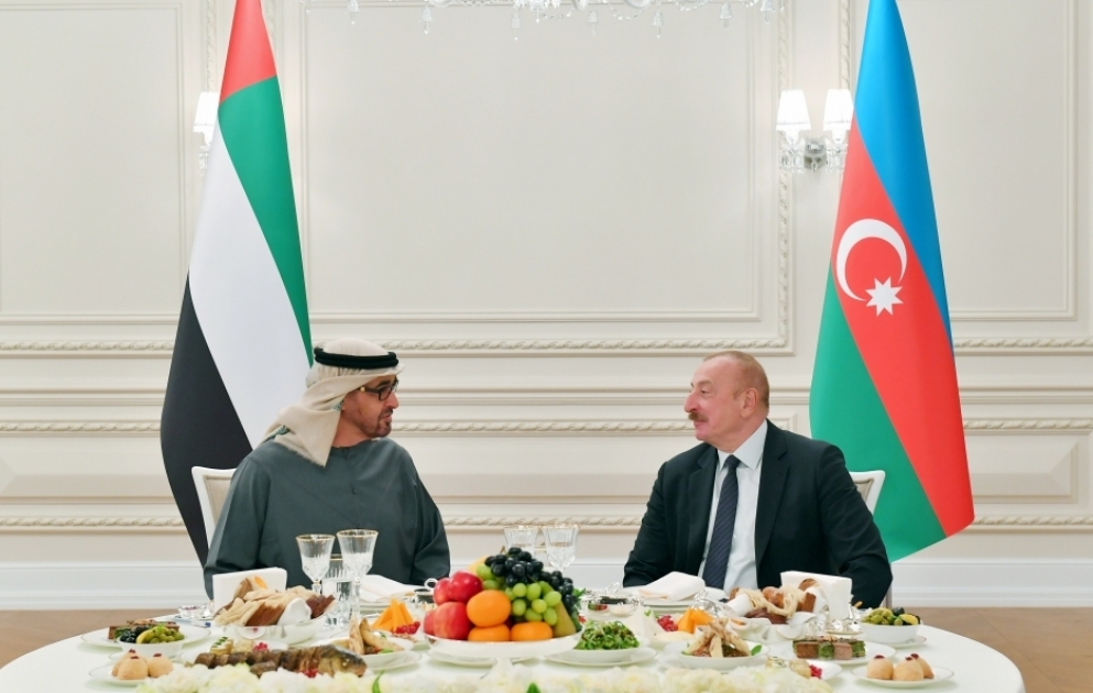 От имени Президента дан официальный прием в честь Президента Объединённых Арабских Эмиратов