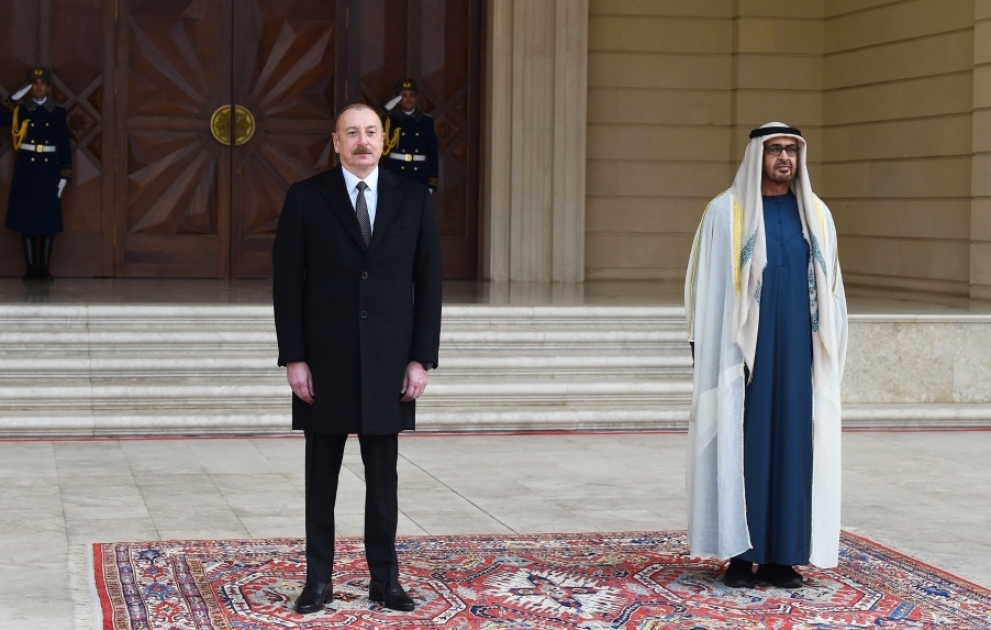 Official welcome ceremony was held for President of United Arab Emirates Sheikh Mohamed bin Zayed Al Nahyan