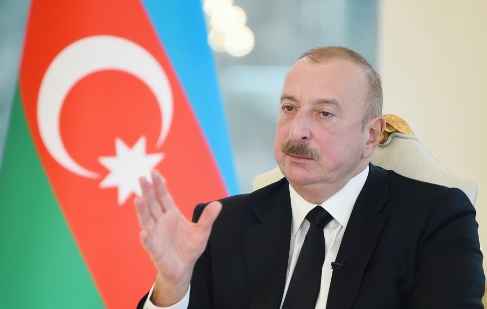 Президент Ильхам Алиев в интервью телеканалам рассказал об азербайджанской журналистке, задержанной в Новой Каледонии