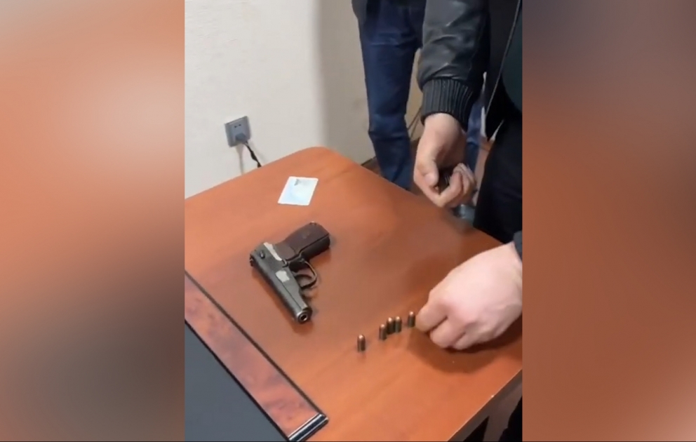 Bakıda daha bir silahlı şəxs saxlanılıb