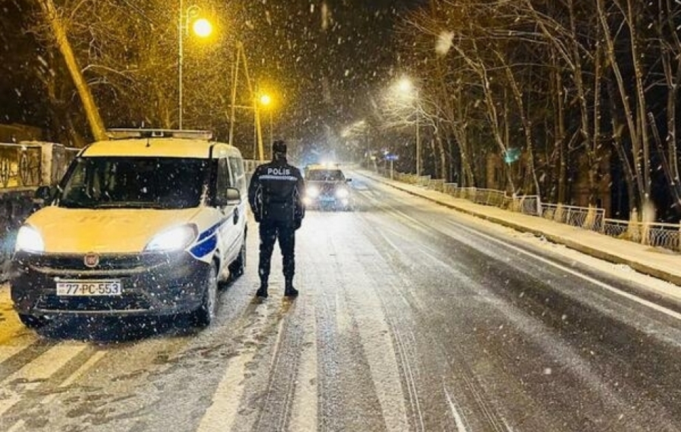Abşeron polisi gücləndirilmiş iş rejimində xidmət edir
