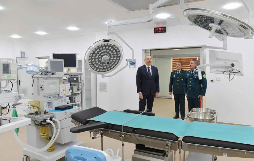 In Baku Militärkrankenhaus des Staatsgrenzdienstes eingeweiht