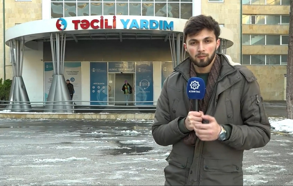 Kliniki Tibbi Mərkəzə gətirilən xəstələrdən 1 nəfərin vəziyyəti ağırdır AÇIQLAMA