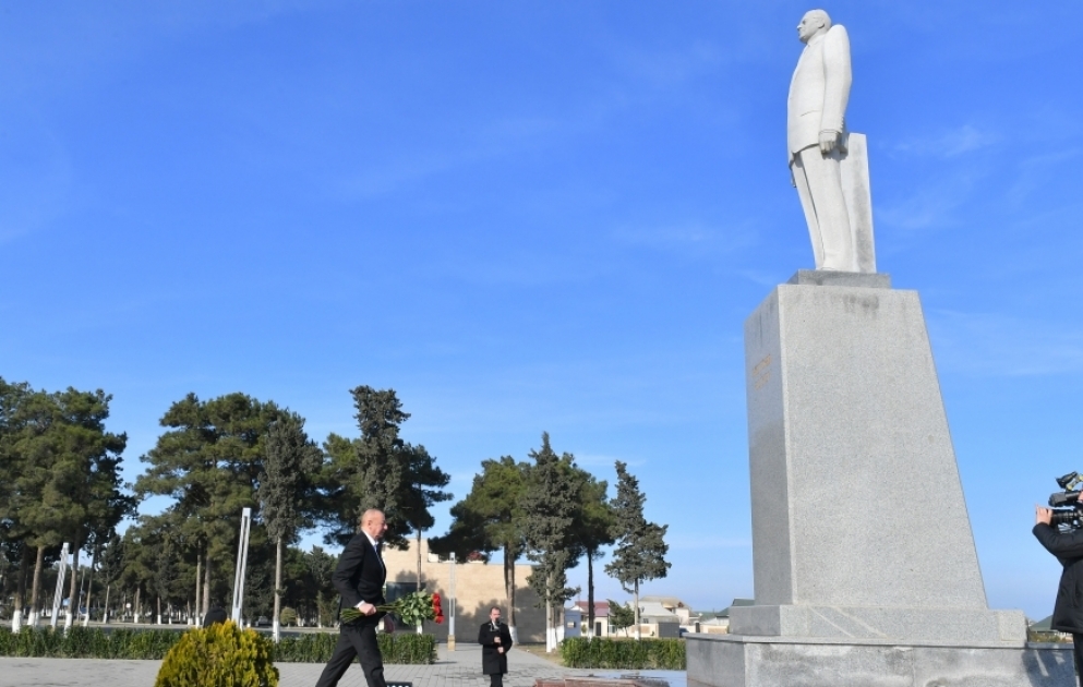 President Ilham Aliyev visited Neftchala district