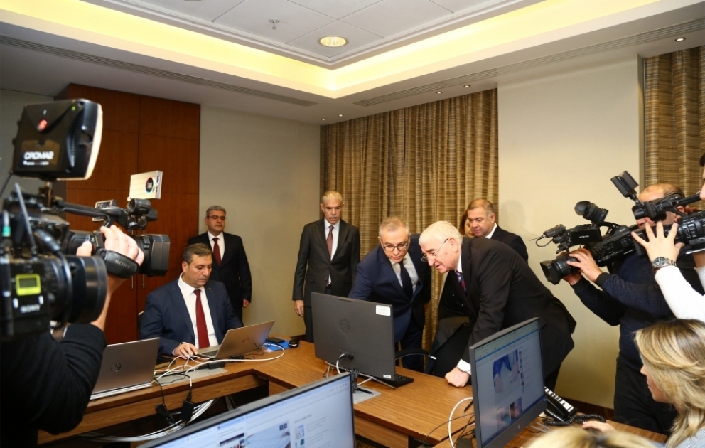 Azerbaijani CEC Chairman visits "Election - 2024" Independent Media Center