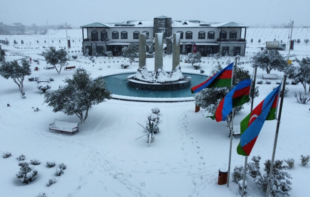 Bəmbəyaz olan Ağalıdan son görüntülər