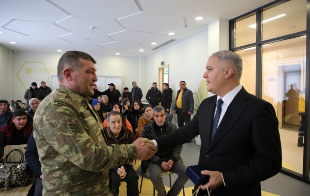 Füzulidə daha 30 ailəyə evlərinin açarları təqdim olunub