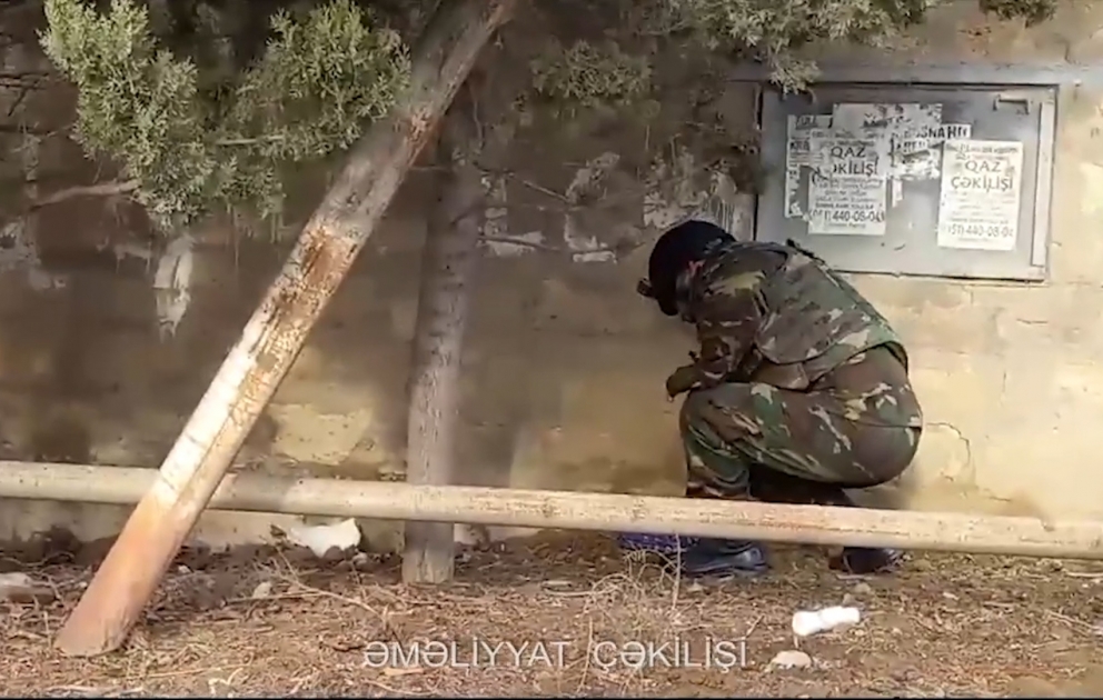 Saray qəsəbəsində əl qumbarası tapıldı