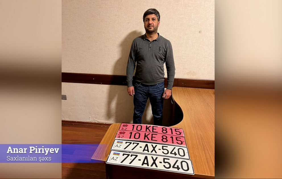 Saxta nömrə ilə avtoxuliqanlıq edən sürücü tutuldu