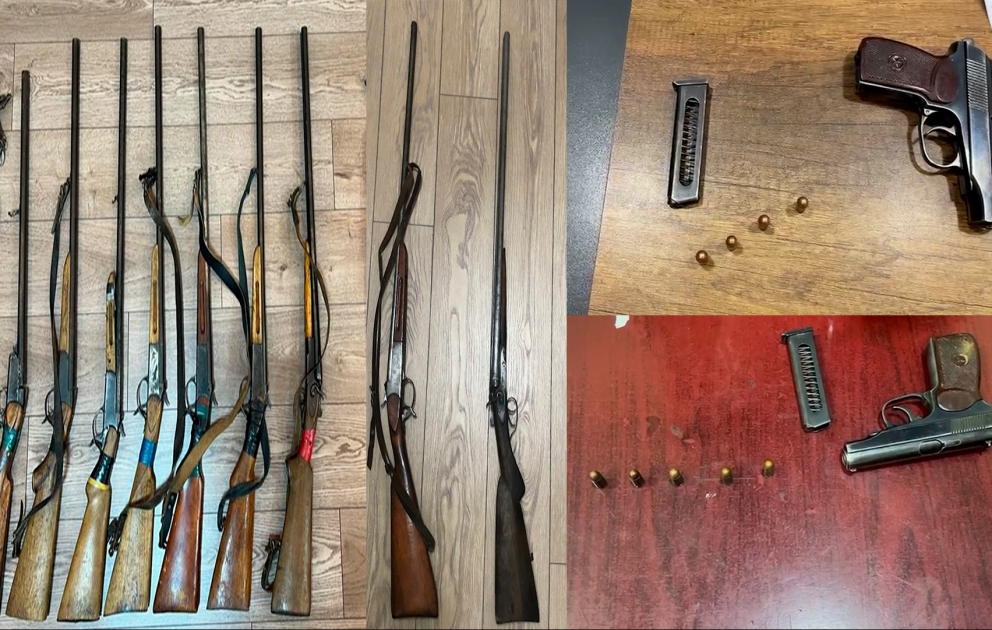 Sabunçuda silahlı şəxslər saxlanıldı