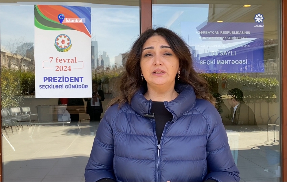 İstanbuldakı seçki məntəqəsindən AZƏRTAC-ın xüsusi müxbiri Günel Karatepenin məlumatı