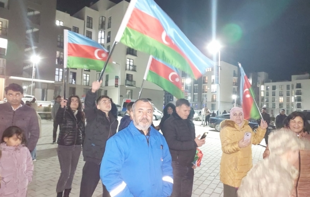 Füzuli şəhərində bayram əhvali-ruhiyyəsi