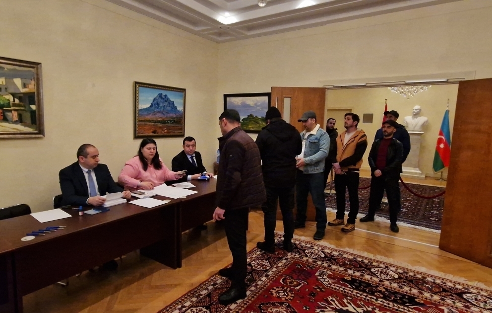 Haaqada yaradılan seçki məntəqəsində yüksək seçici fəallığı müşahidə olunur