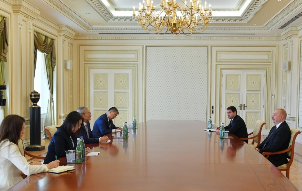 Prezident İlham Əliyev Şanxay Əməkdaşlıq Təşkilatının Baş katibini qəbul edib