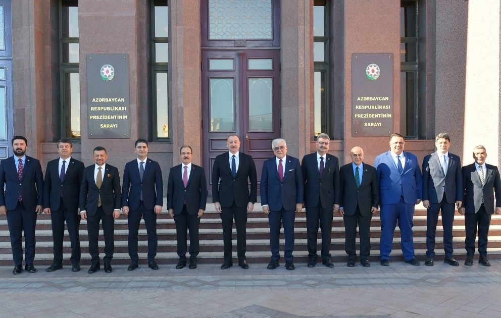 President Ilham Aliyev received delegation consisting of members of Grand National Assembly of Türkiye
