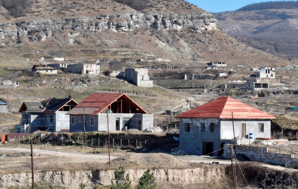 Xocalının Malıbəyli kəndi doğma sakinlərini qarşılamağa hazırlaşır