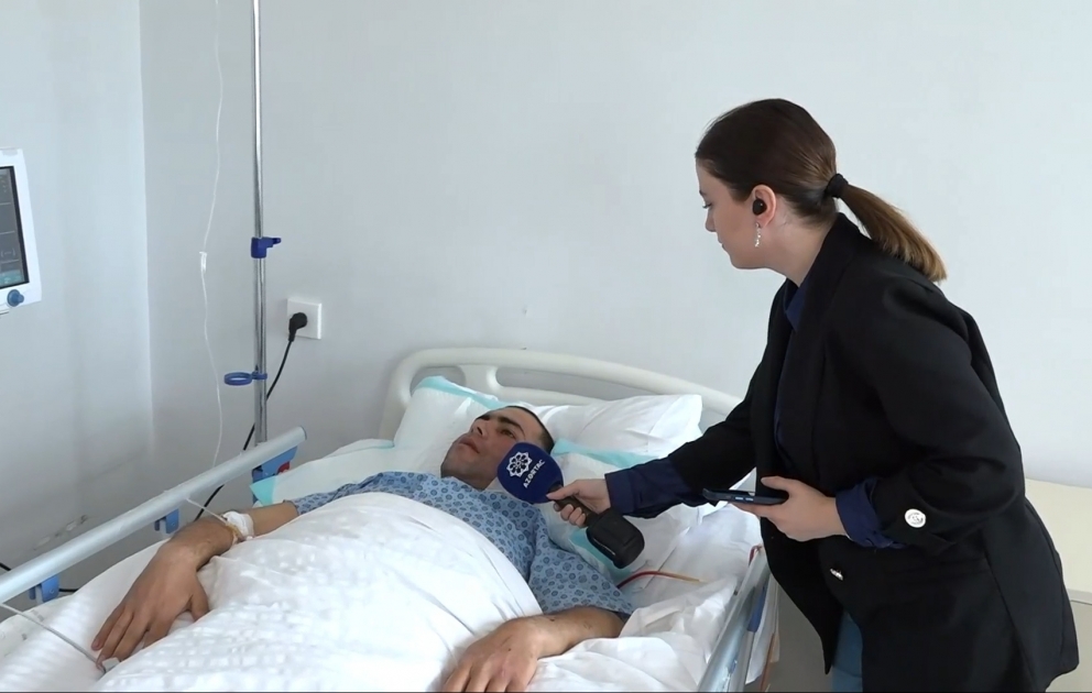 Şərti sərhəddə yaralanan hərbçimiz danışdı