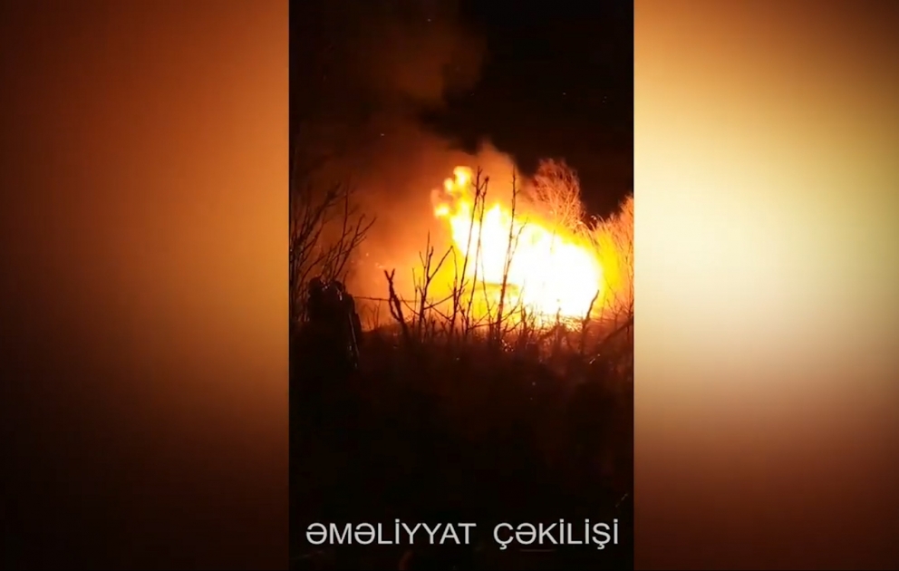 Zəngilan rayonu ərazisində açıq sahədə yanğın baş verib