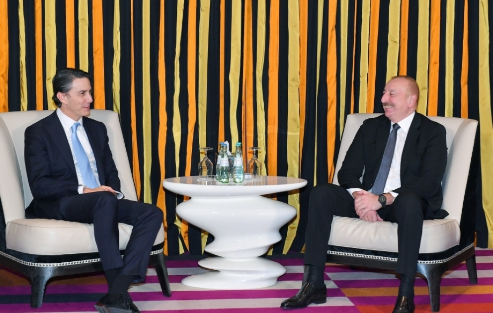 Prezident İlham Əliyev Münxendə ABŞ Prezidentinin xüsusi koordinatoru ilə görüşüb